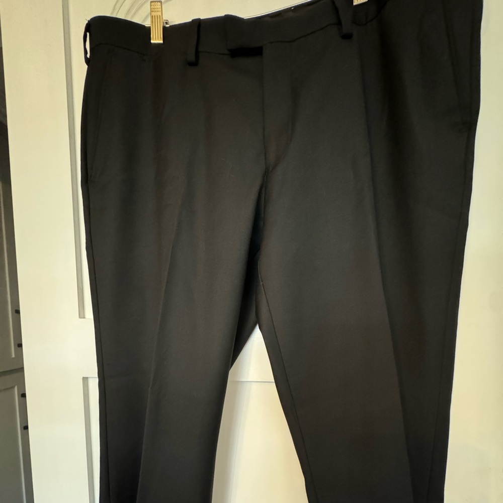 Louis Raphael Black Dress Pants Size 38 x 30 slim fit